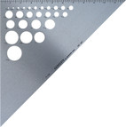 12” ALLOY CIRCLE TEMPLATE TRIANGLE WITH 45 & 90 DEGREE ANGLES