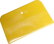 YELLOW BONDO SPREADER SQUEEGEE