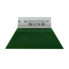 80 DUROMETER                         3.5" TURBO PRO GREEN W/ WHITE HANDLE