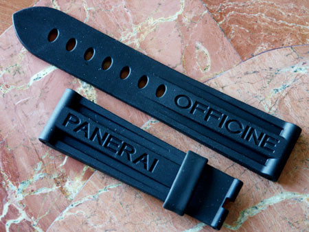 panerai oem rubber strap