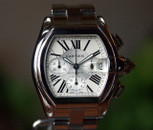 Cartier Roadster Chronograph with Silver Dial $4