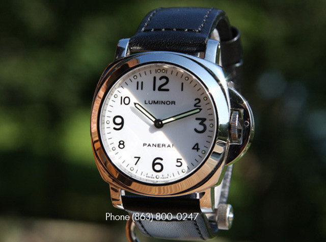 Panerai PAM 10 A Luminor White Dial w Tritium 44 mm 8 Watches 24 Seven