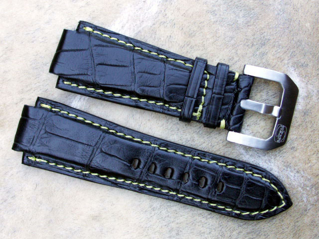 Hermes 42mm Cacao Crocodile Belt Strap