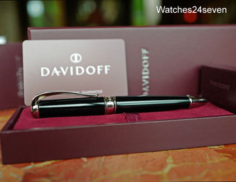Davidoff Writing Instrument Ball Point Pen Black Lacquer Gift