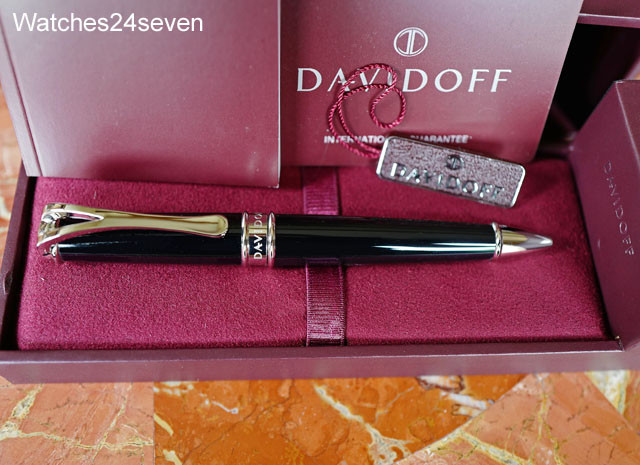Davidoff Writing Instrument Ball Point Pen Black Lacquer Gift
