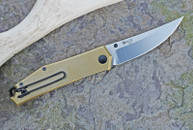 GiantMouse Ace Clyde Brass Folder Knife