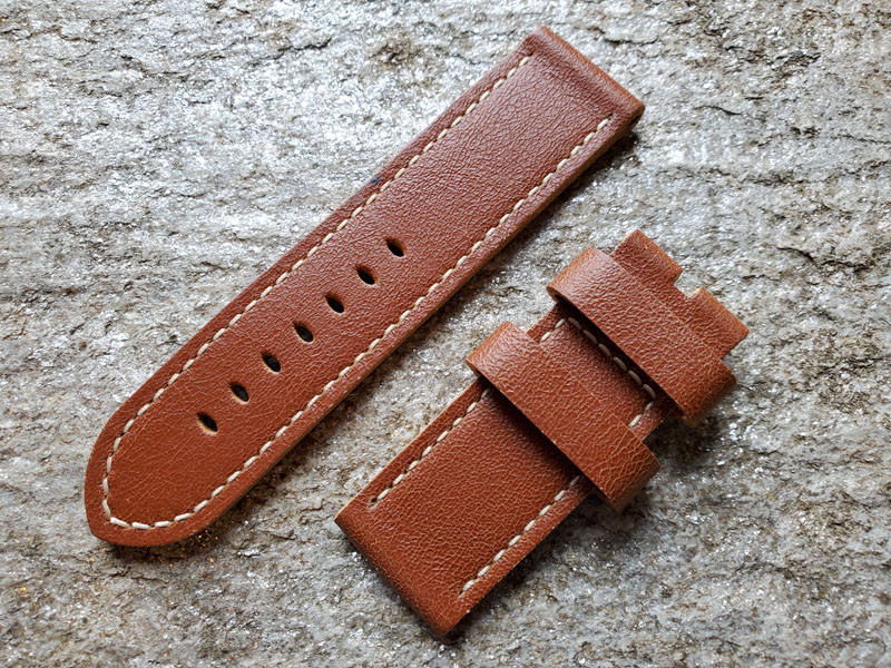 Panerai OEM watch strap Panerai Black Alligator OEM Strap 24mm Lug for Deployant  main image 2