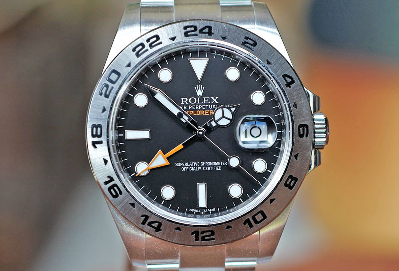 Rolex Explorer II GMT Black Dial Steel 42mm Ref. 216570 - Watches 24 Seven