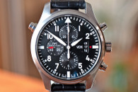 IWC Pilot Ratrappante Deep Black Dial Steel 46mm IW377801 ON HOLD
