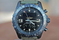 Breitling Chronospace Military Chronograph Analog & Digital PVD 46mm M78366