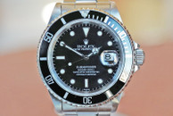 Rolex Submariner Automatic Date Black Dial Steel 40mm Ref. 16610 A