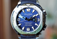 Clerc Hydroscaph H1 Chronometer 500 Meter Blue Steel 48mm Ref. H1-1.4.3