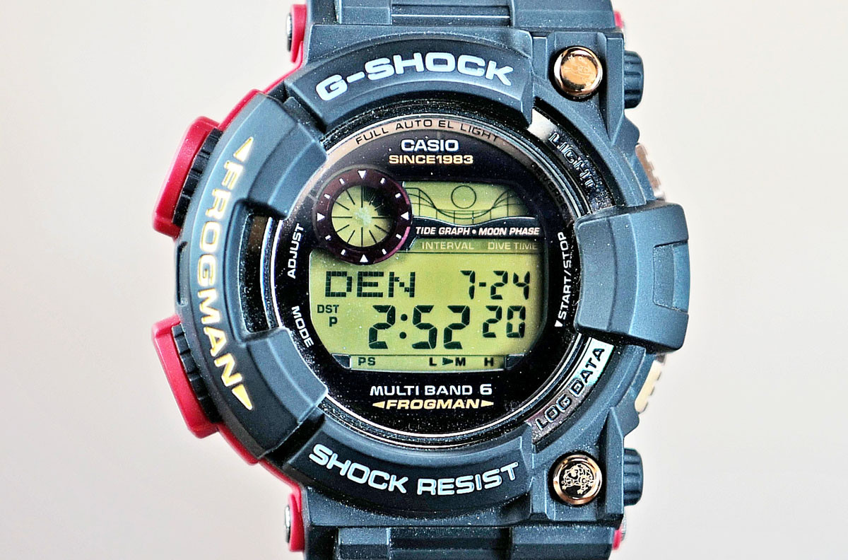 Casio G-Shock Frogman Magma Ocean 35th Anniv LTD Solar Powered GWF-1035F -  Watches 24 Seven