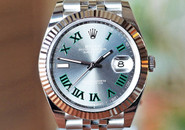Rolex Datejust 41 Wimbledon Fluted White Gold Bez Jubilee Bracelet Ref. 126334