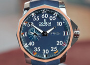 Corum Admiral's Cup Competition Titanium & Rose Gold Blue Dial A690/04312