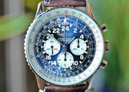 Breitling Navitimer Cosmonaute 24H BLUE Dial Steel 42mm Ref. A12022