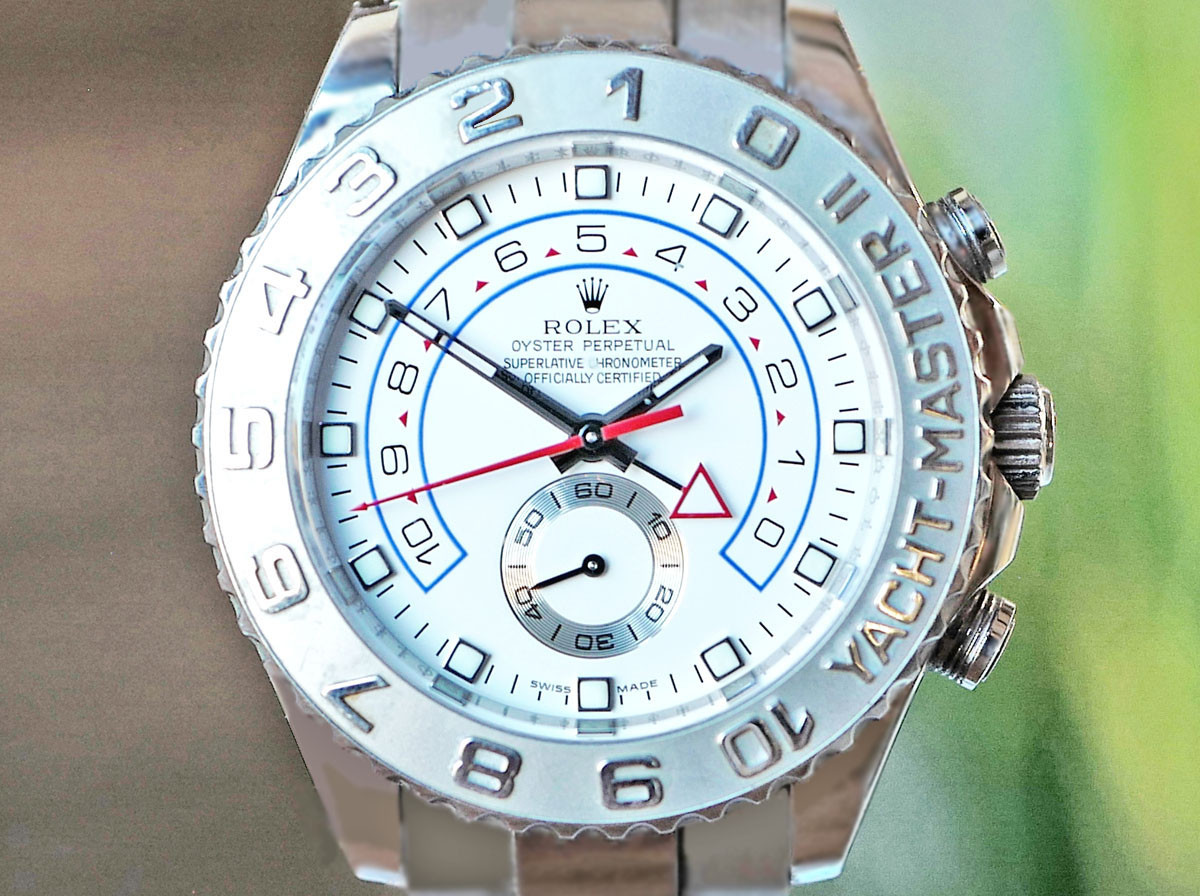 Rolex Yacht-Master II White Gold & Platinum 44mm Ref. 116689 - Watches 24  Seven