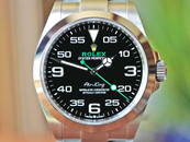 Rolex Air-King Oyster Green Logo with Oystersteel 40mm Watch Ref. 126900