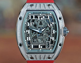 Richard Mille Automatic Winding White Gold Diamond Pav 38mm RM67-01 WG