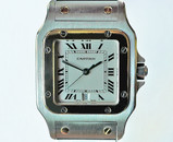 Cartier Santos Galbée Two-Tone Steel & 18K Yellow Gold Quartz 29mm Ref. 187901