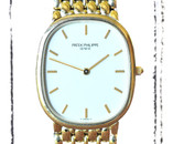 Patek Philippe Ellipse Yellow Gold on Bracelet White Dial 35.6mm Ref. 3738