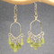 Customizable Exotic Chandelier Earrings,  Peridot Shown