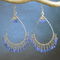 Custom Designed Chandelier Earrings - Woven