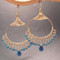 Chandelier Gemstone Earrings- Customizable (Blue Apatite Shown)