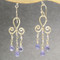 Lavender Chandelier Earrings