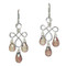 Chandelier Gem Earrings, Customizable, Iolite