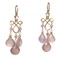 Gemstone Chandelier Earrings, Customizable
Rose Chalcedony