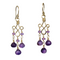 Gemstone Chandelier Earrings, Customizable Iolite