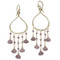Custom Dangling Gemstone Earrings
