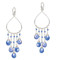 Blue Chandelier Earrings