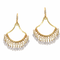 Customizable Filigree Dangle Earrings with Gems