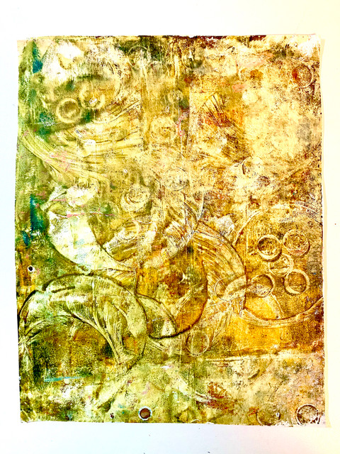 Original Monoprint "Naturally Neutral" #1 Series