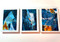 "Mountain Cave" Collection, Oil on Paper, Set of 3
