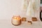 Textured Glass Collection Candle - Sweet Grace #034