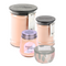 Sweet Grace 18oz Large Glass Candle with Sweet Grace 8oz Glass Candle, Sweet Grace Petite Candle, and Sweet Grace Travel Candle