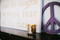 Striped Gold Glass Candle Collection #027