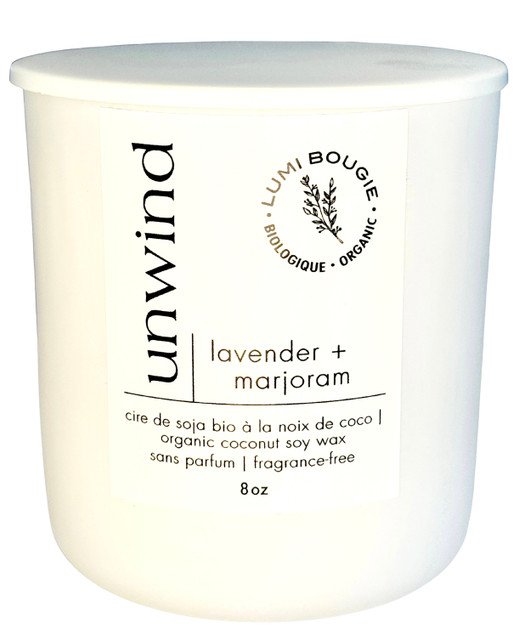 Lavender & Marjoram Coconut Wax Candle