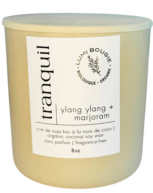 Ylang Yang & Marjoram Coconut Wax Candle