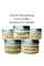 ONE OF 5 ESSENTIAL OIL 4oz COCONUT WAX TRAVEL CANDLES (SHOWN WITH LIDS)