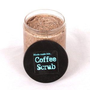 Coffee Face Scrub, "Creamy Coffee Luxury Scrub"-8oz by Volume