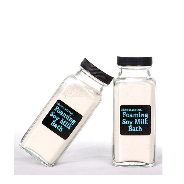 Homemade Bath Product Soak, Foaming Soy Milk Bath Soak
