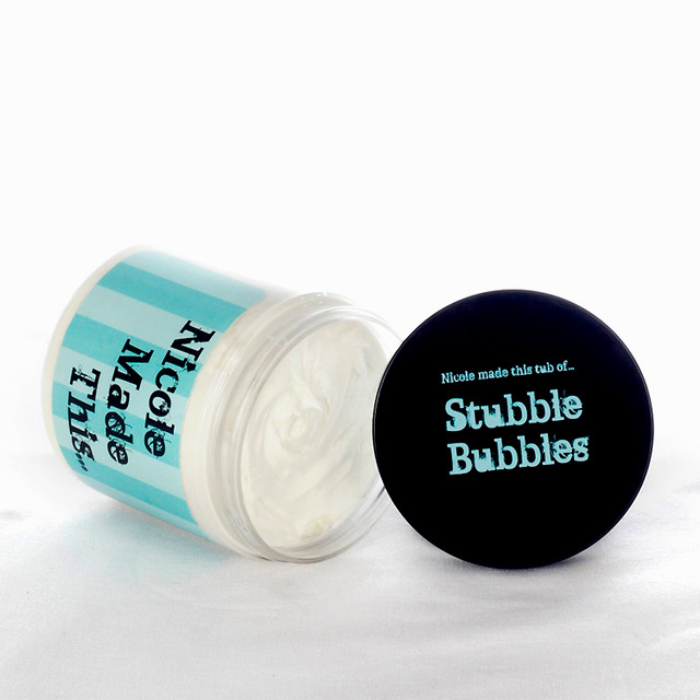 Shaving Cream Alternative, Stubble Bubble Whipped Shaving Cream-8oz by volume