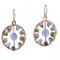 Round Amethyst Earrings