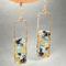 Multi-Gemstone Dangle Earrings