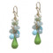Light Green Stone Drop Earrings