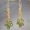 Light Green Crystal Earrings
